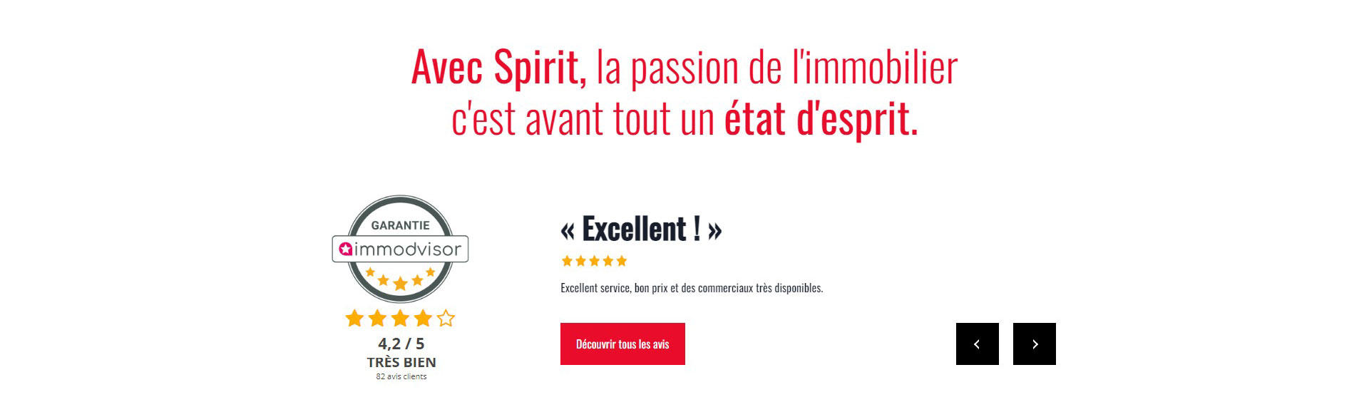 Avis immodvisor sur Spirit Immobilier