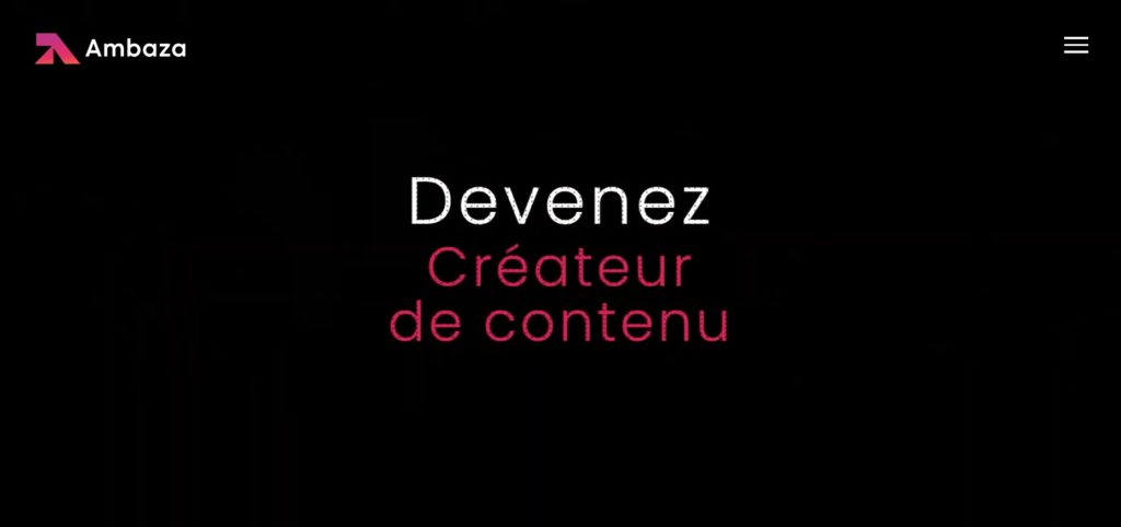 ambaza devenez influenceur devenez createur de contenu