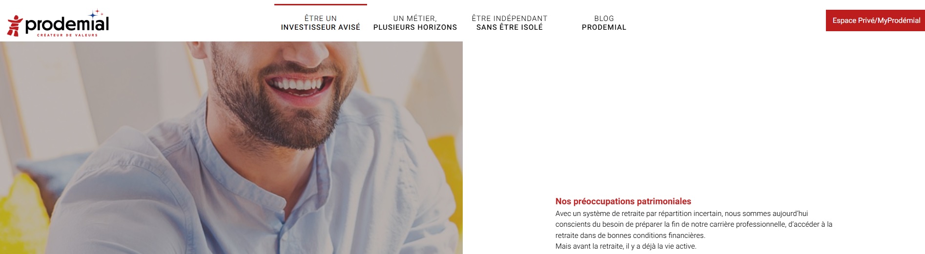 prodemial au plus pres des preoccupations patrimoniales